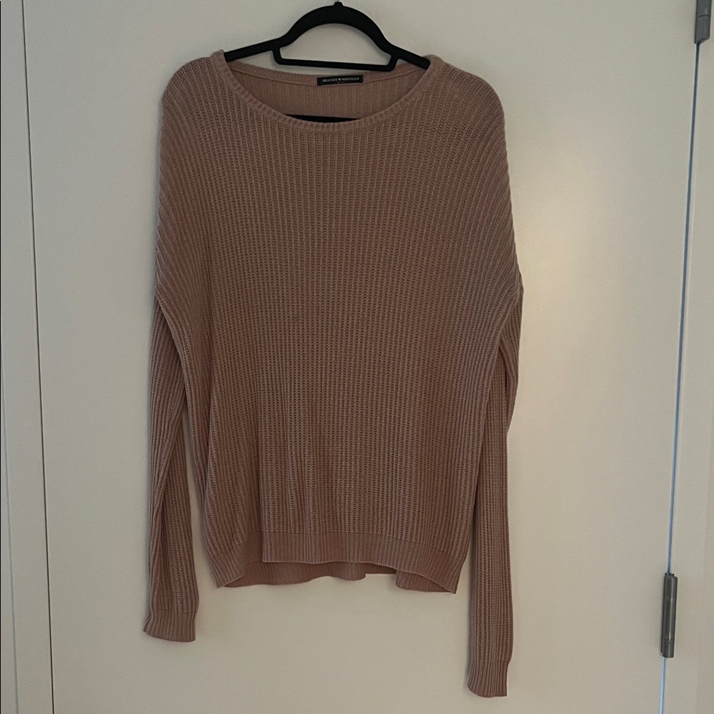 Brandy Melville Mauve Pink Sweater